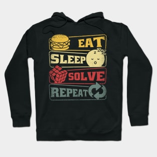 Eat Sleep Solve Repeat Vintage Hoodie